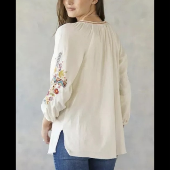 Johnny Was Clansy Peasant Blouse Sz Small NWT - Picture 3 of 9